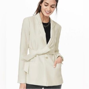 Banana Republic Belted Shawl Blazer